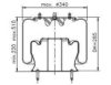 SCANI 01386200 Boot, air suspension